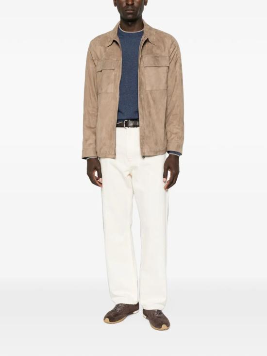 26FW 폴앤샤크 가죽 자켓 25412481 816 BEIGE - PAUL & SHARK