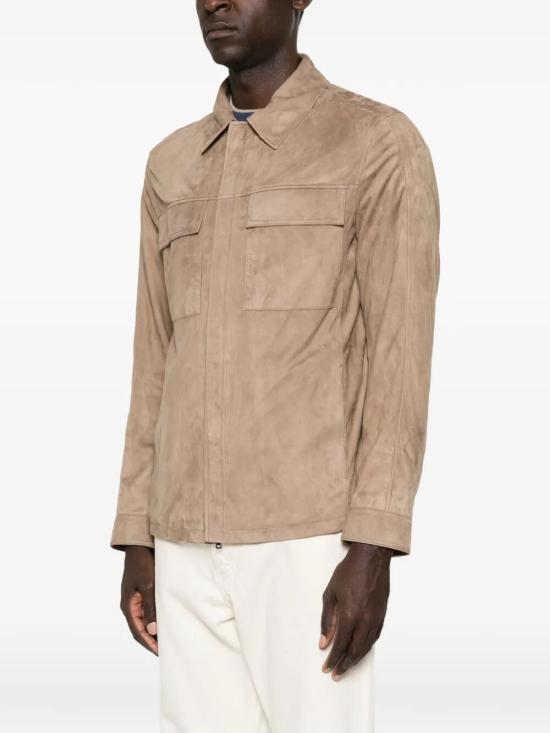 26FW 폴앤샤크 가죽 자켓 25412481 816 BEIGE - PAUL & SHARK