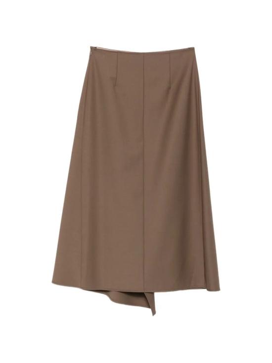 26FW 누드 롱 스커트 1103W26246 50 TAUPE - NUDE