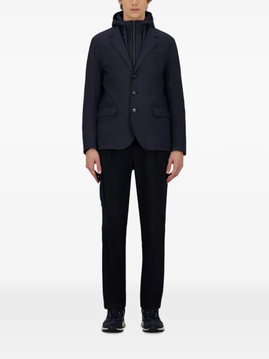 26FW 에르노 스트레치 컴포트 나일론 리조트 블레이저 GA00018UR 12742S 9200 BLUE - HERNO