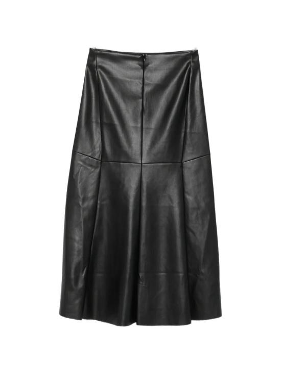 26FW 누드 미디 스커트 1103W26201 09 BLACK - NUDE