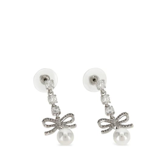 26FW 셀프 포트레이트 이어링 AW26 600E SL SILVE SILVER WHITE
