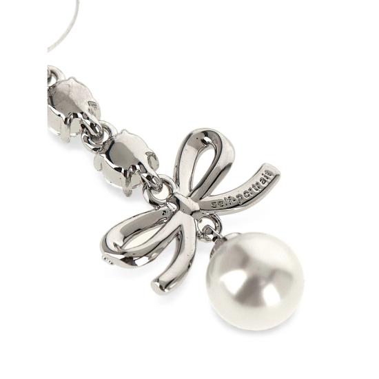 26FW 셀프 포트레이트 이어링 AW26 600E SL SILVE SILVER WHITE - SELF PORTRAIT