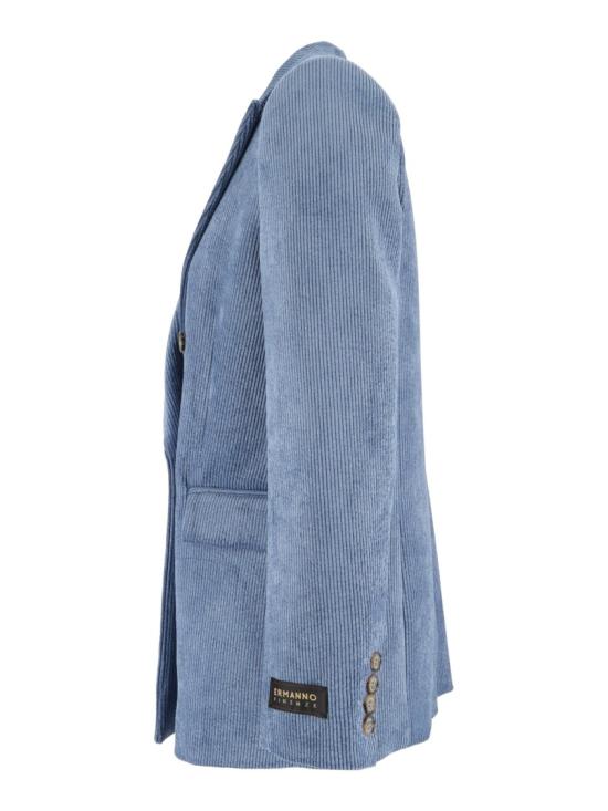 26FW 에르마노 설비노 코트 D49EI015E4C Blue - ERMANNO SCERVINO