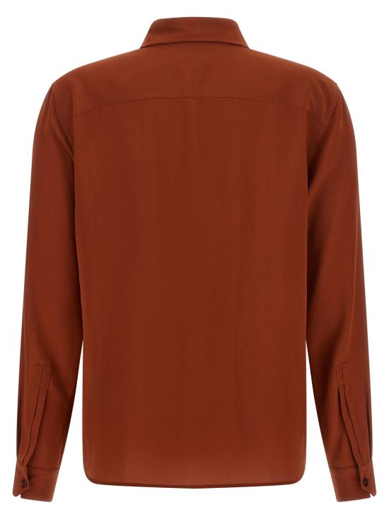 26FW 생로랑 셔츠 864595Y100W2092 Orange - SAINT LAURENT