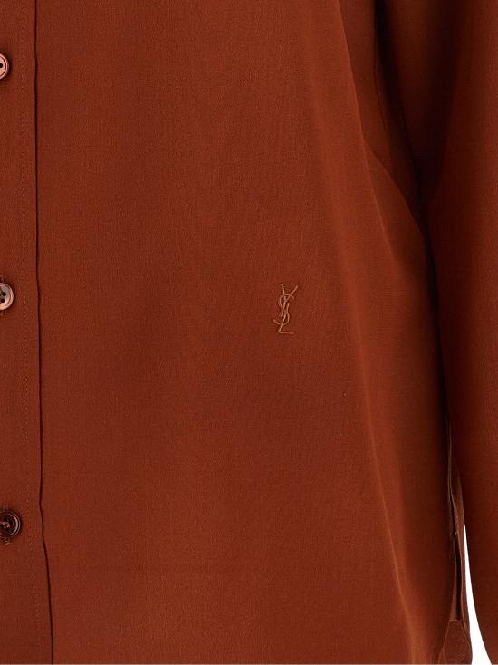 26FW 생로랑 셔츠 864595Y100W2092 Orange - SAINT LAURENT