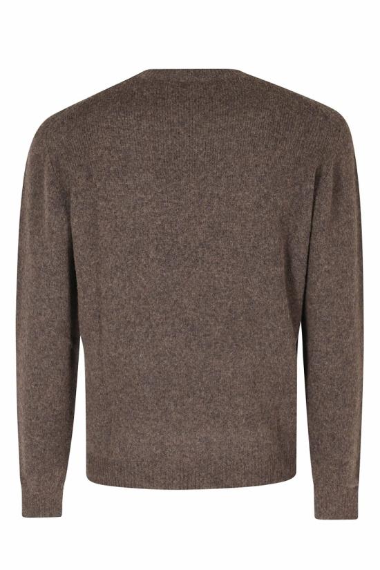 26FW 로베르토 콜리나 니트웨어 263MYB40001 099 Brown - ROBERTO COLLINA