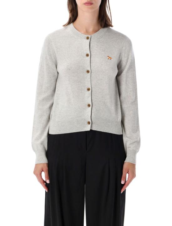26SS 메종키츠네 베이비 폭스 메리노 레귤러 가디건 PW00502KT1181H120 Grey
