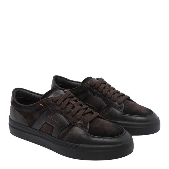 26FW 산토니 스니커즈 MBGT22221SMOT GEUT50 BROWN - SANTONI
