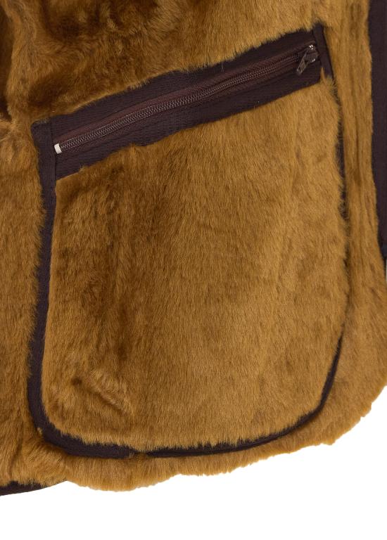 26FW 바버 웜 파일 웨이스트코트 집 인 라이너 MLI0004 BR31 Brown - BARBOUR