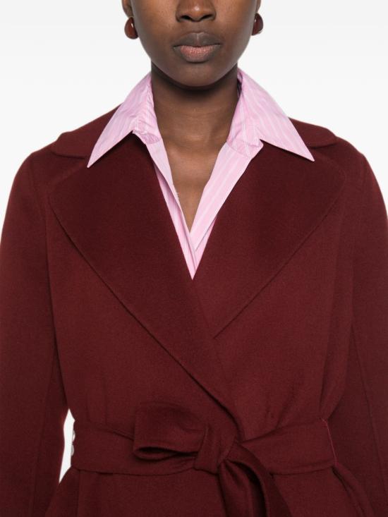 26FW 에스막스마라 카포토 코트 2629016073600 014 BORDEAUX - 'S MAX MARA