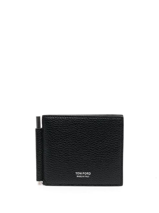 26FW 톰포드 그레인 레더 머니 클립 Y0231LCL158S NAA BLACK