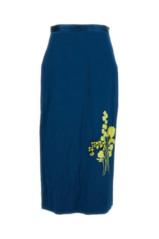 26FW 에르뎀 롱 스커트 PF26S90150924027SMOKEYBLUE