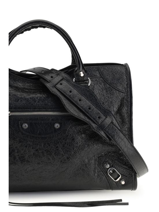 26FW 발렌시아가 르 시티 백 미디움 8657602ACLR 1000 NERO - BALENCIAGA