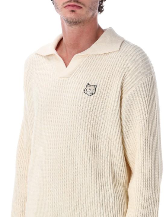 26SS 메종키츠네 니트웨어 QM00202KT11890431 Neutrals - MAISON KITSUNE