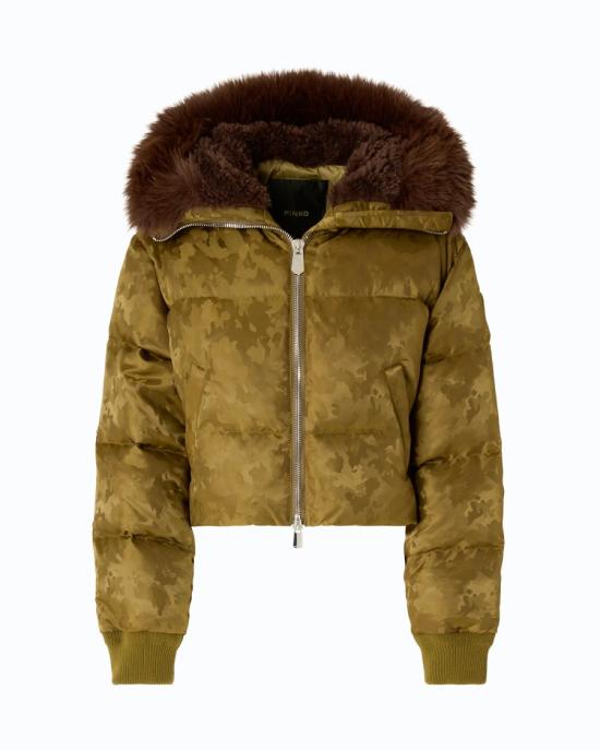 26FW 핑코 숏패딩 2064668 Brown