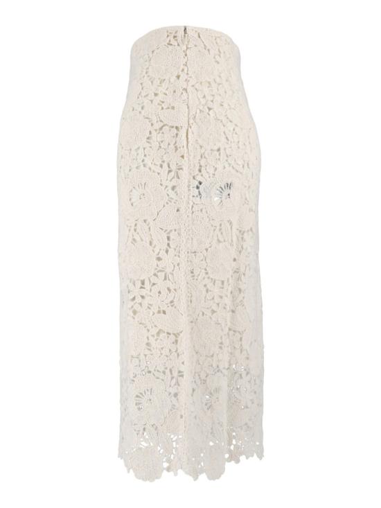 26FW 에르마노 설비노 롱 스커트 D49EO028E58 White - ERMANNO SCERVINO