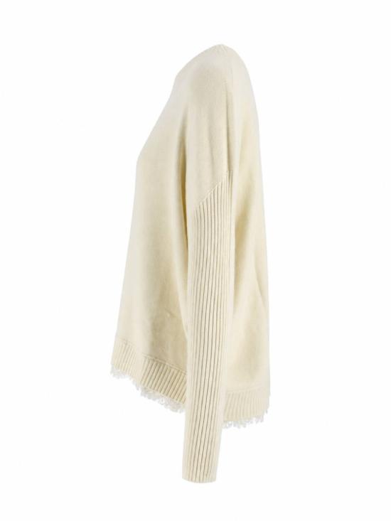 26FW 에르마노 설비노 니트웨어 D49EM005EP2 Neutrals - ERMANNO SCERVINO