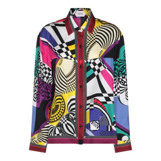 26FW 베르사체 탑 10242211A192885X000 Multicolor
