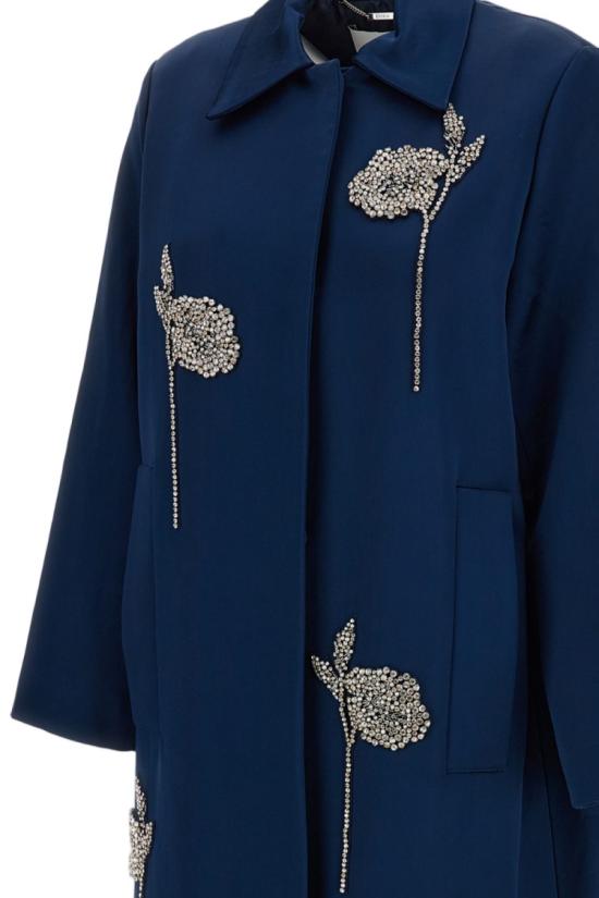 26FW 에르뎀 코트 PF26C2850104001NAVY Blue - ERDEM