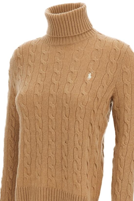 26FW 폴로 랄프로렌 울 캐시미어 케이블 니트 터틀넥 211888686006COLLECTIONCAMEL Brown - POLO RALPH LAUREN