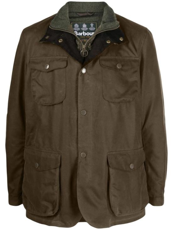 26FW 바버 오그스톤 왁스 자켓 MWX0700OL51 Green