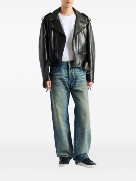 26FW 발망 데님 HH1ML138DG10 6AW Blue - BALMAIN