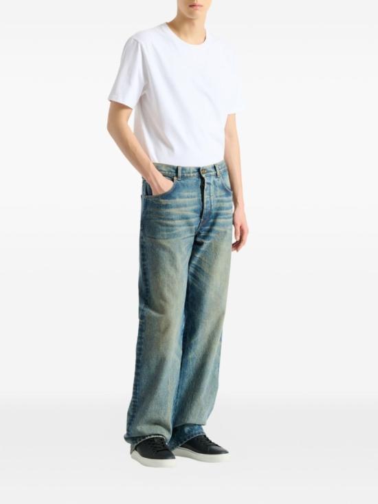 26FW 발망 데님 HH1ML138DG10 6AW Blue - BALMAIN