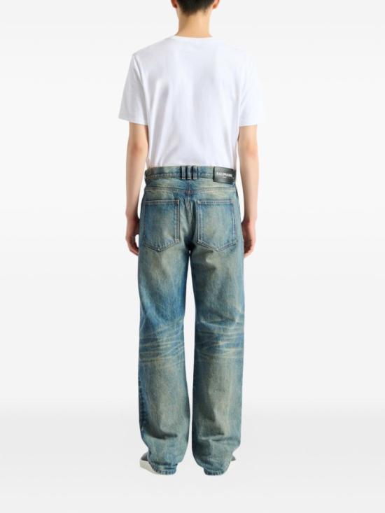 26FW 발망 데님 HH1ML138DG10 6AW Blue - BALMAIN