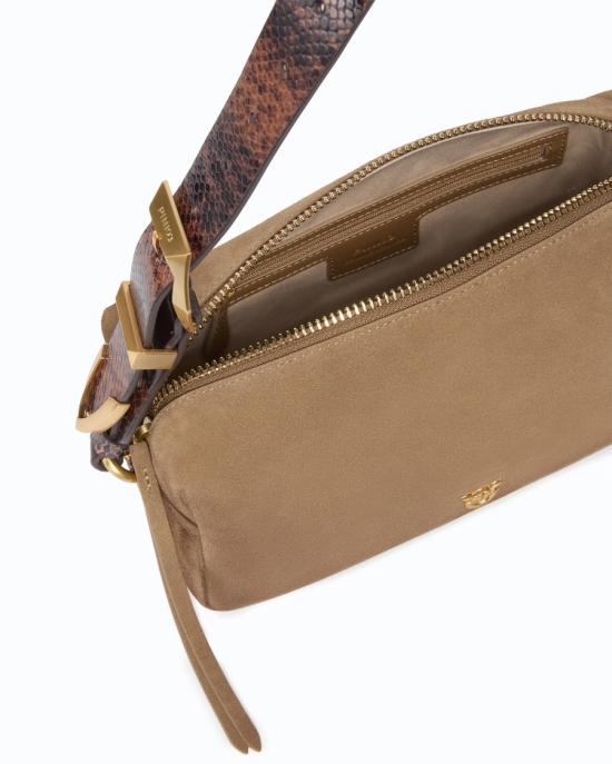26FW 핑코 숄더백 9530950 Brown - PINKO