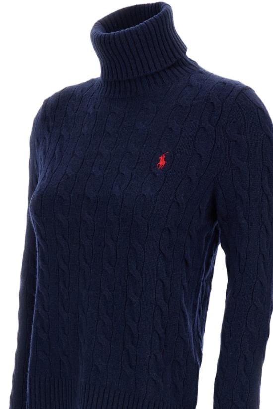 26FW 폴로 랄프로렌 울 캐시미어 케이블 니트 터틀넥 211888686007HUNTERNAVY Blue - POLO RALPH LAUREN