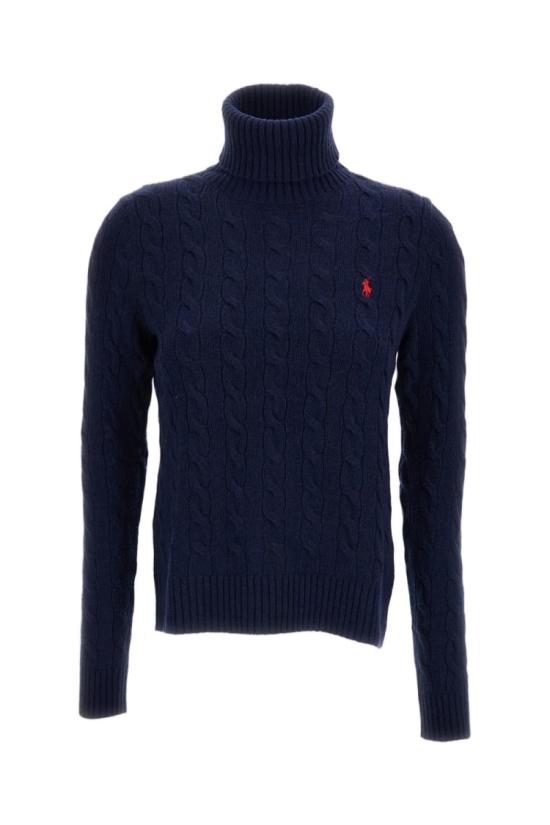 26FW 폴로 랄프로렌 울 캐시미어 케이블 니트 터틀넥 211888686007HUNTERNAVY Blue