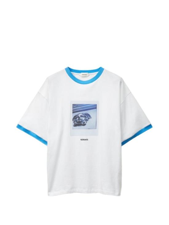 26FW 베르사체 반팔 티셔츠 10260931A187331W000 White