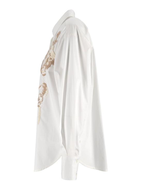 26FW 에르마노 설비노 탑 D49EK024E32 White - ERMANNO SCERVINO