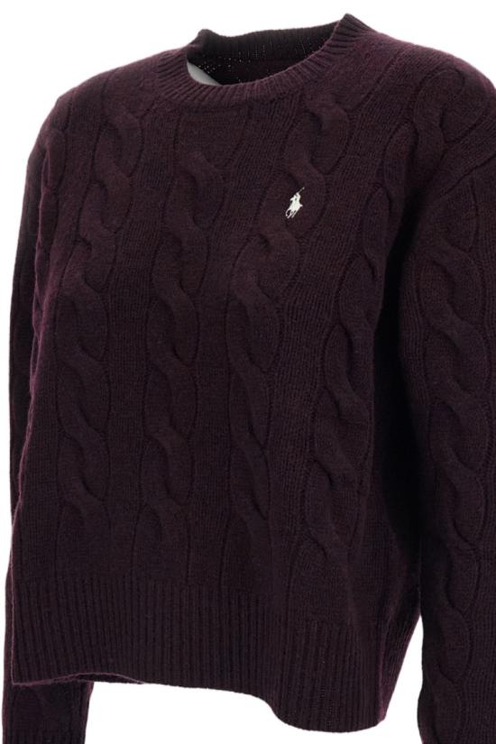 26FW 폴로 랄프로렌 니트웨어 211A91216013DAMSONMELANGE Brown - POLO RALPH LAUREN