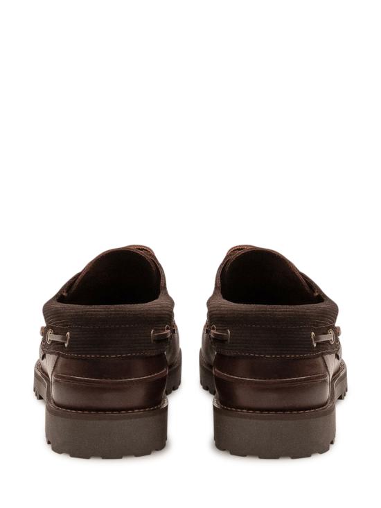 26FW 바버 로퍼 MFO0795 BR98 DK BROWN CORD - BARBOUR