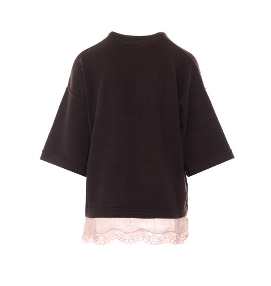 26FW 핑코 반팔 티셔츠 107341 A3GELN6 BROWN - PINKO