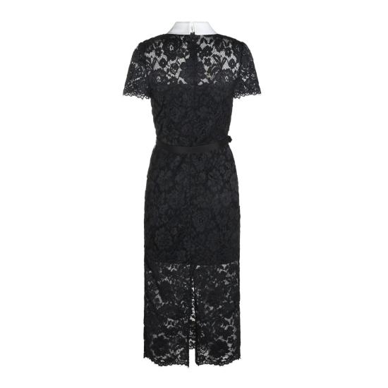 26FW 셀프 포트레이트 미디 원피스 AW26019MA B BLACK - SELF PORTRAIT