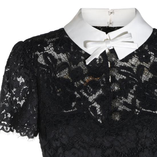26FW 셀프 포트레이트 미디 원피스 AW26019MA B BLACK - SELF PORTRAIT