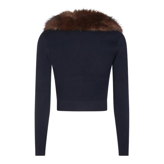 26FW 셀프 포트레이트 스웨터 AW26148CA N NAVY - SELF PORTRAIT