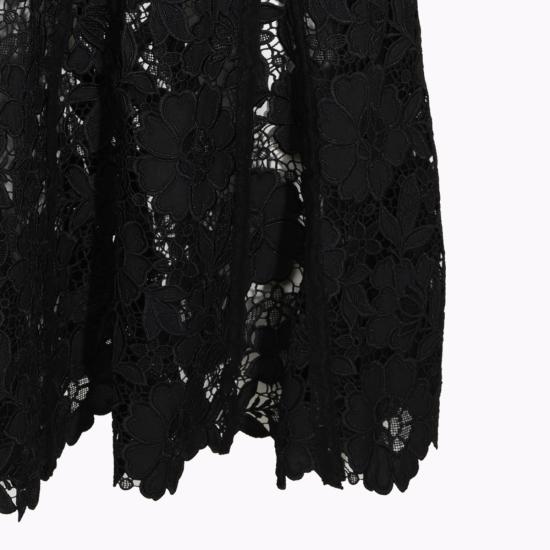 26FW 셀프 포트레이트 롱 스커트 AW26049MSK B BLACK - SELF PORTRAIT