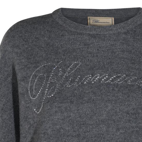 26FW 블루마린 스웨터 RF6207MAB36 X0826 GREY EXCALIBUR - BLUMARINE