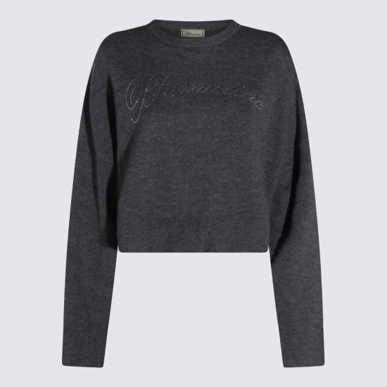 26FW 블루마린 스웨터 RF6207MAB36 X0826 GREY EXCALIBUR - BLUMARINE