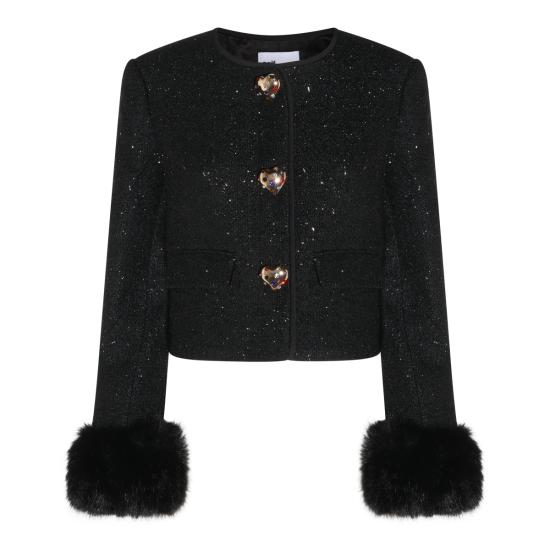 26FW 셀프 포트레이트 자켓 AW26131J B BLACK
