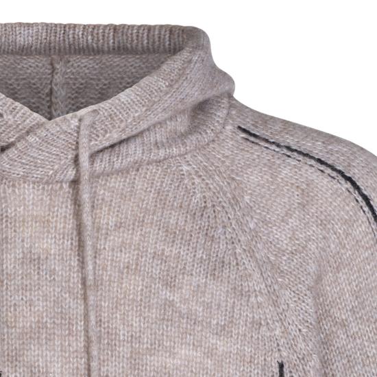 26FW 조르지오 아르마니 스웨터 GM004426 AF30079M1021 BEIGE BLU - GIORGIO ARMANI