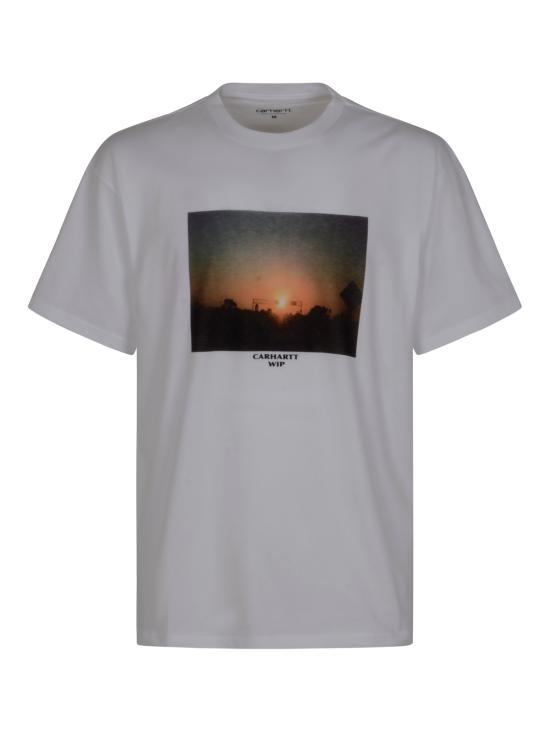 26SS 칼하트 WIP 숏슬리브 웜 뷰 티셔츠 I036246 02 XX WHITE