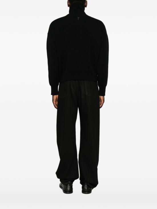 26FW 아미 스웨터 UKS885 KN0192 001 Noir - AMI