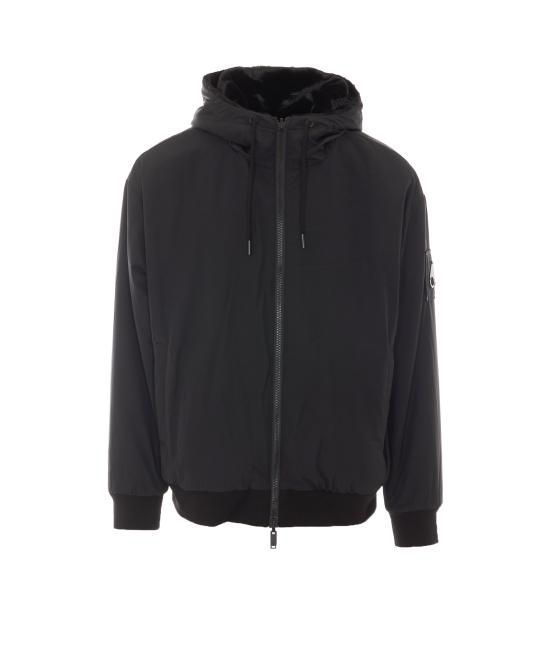 26FW 무스너클 롤랜드 리버시블 버니 자켓 M35MS623 292 Black