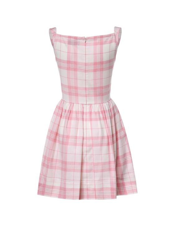 26FW 비비안웨스트우드 숏 원피스 1101039H W01JUO201 Ivory pink - VIVIENNE WESTWOOD