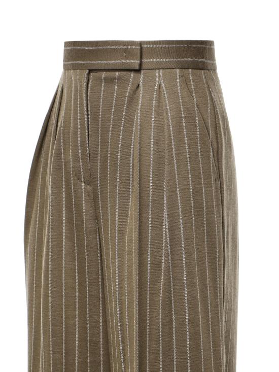 26FW 막스마라 팬츠 2621786071600 001 Khaki green - MAX MARA